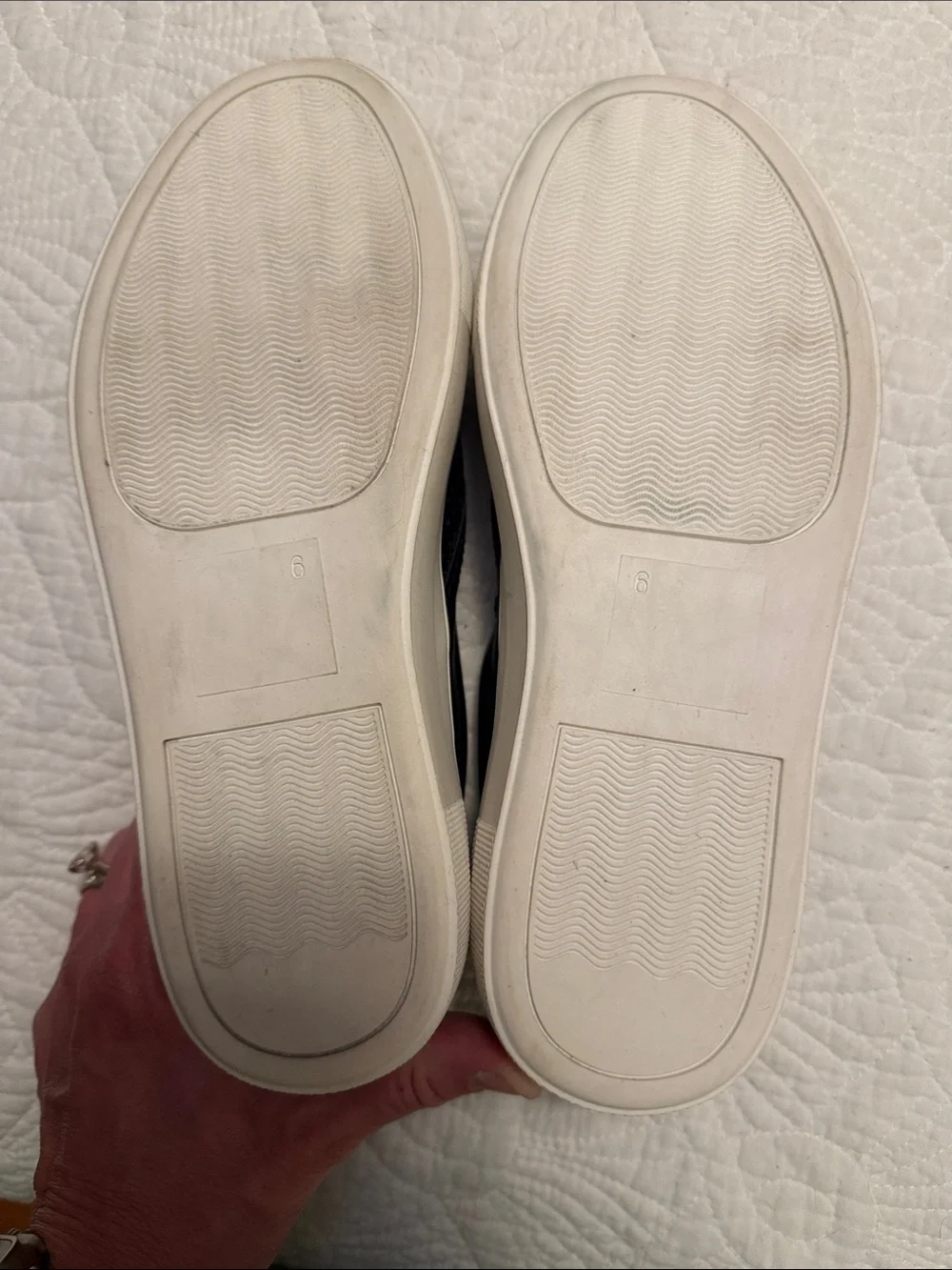 Women’s Black Slip-On Loafers Size 6